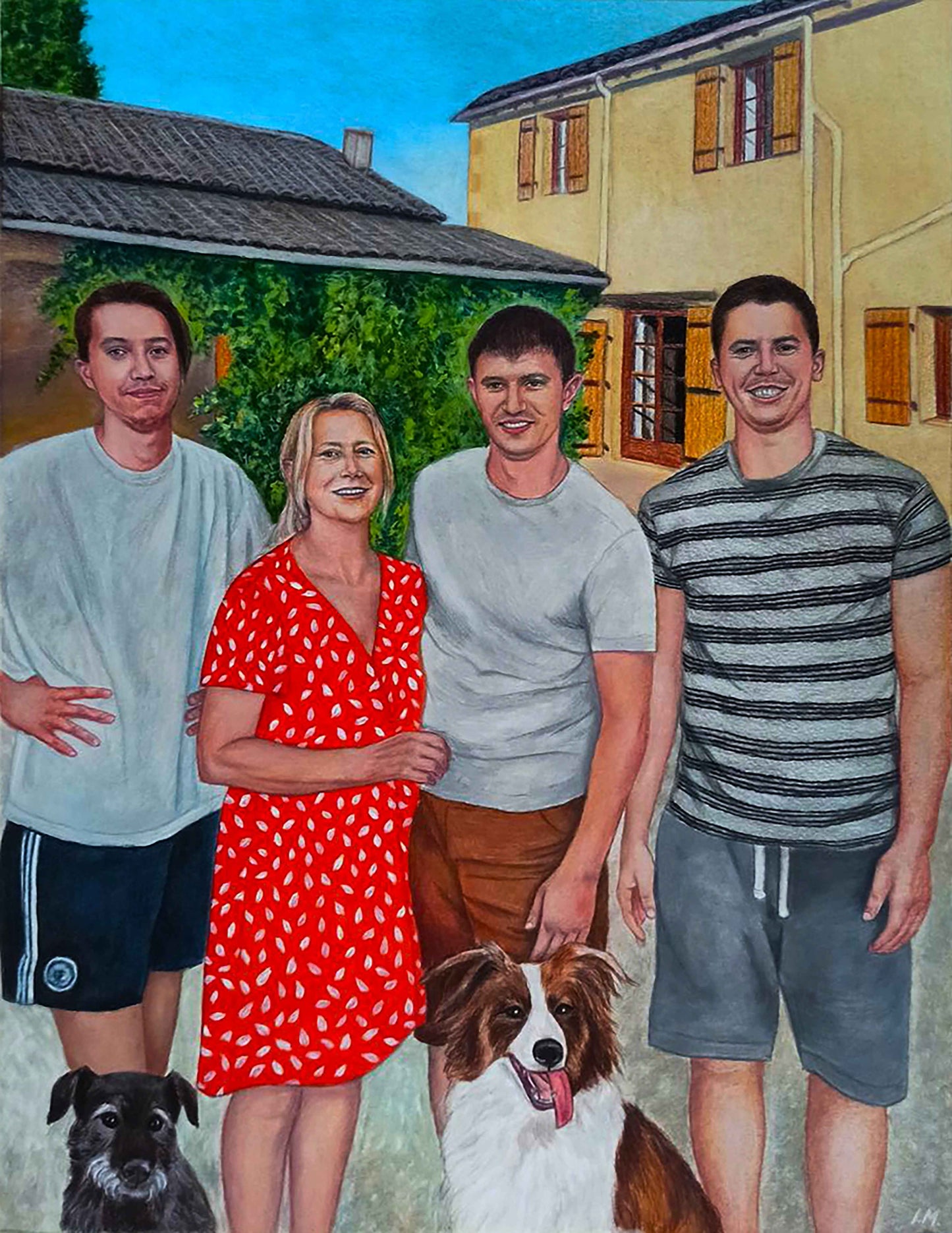 Custom Oil Portrait from Photo - Personalized Photo to Painting Service